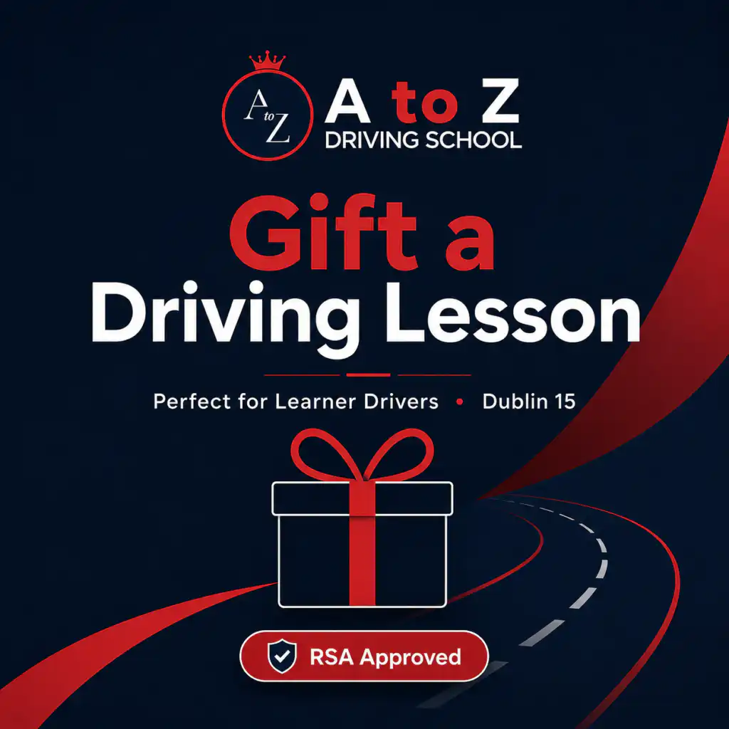 Driving lesson gift voucher idea